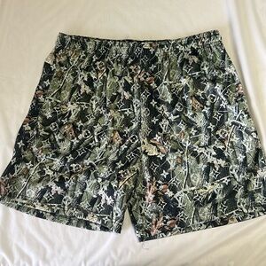 Street Market Supply LV monogram mesh shorts